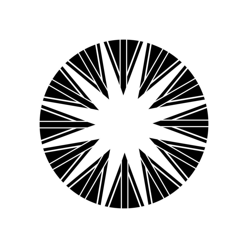 kreativ Kreis abstrakt Gradient Symbol Logo Design vektor