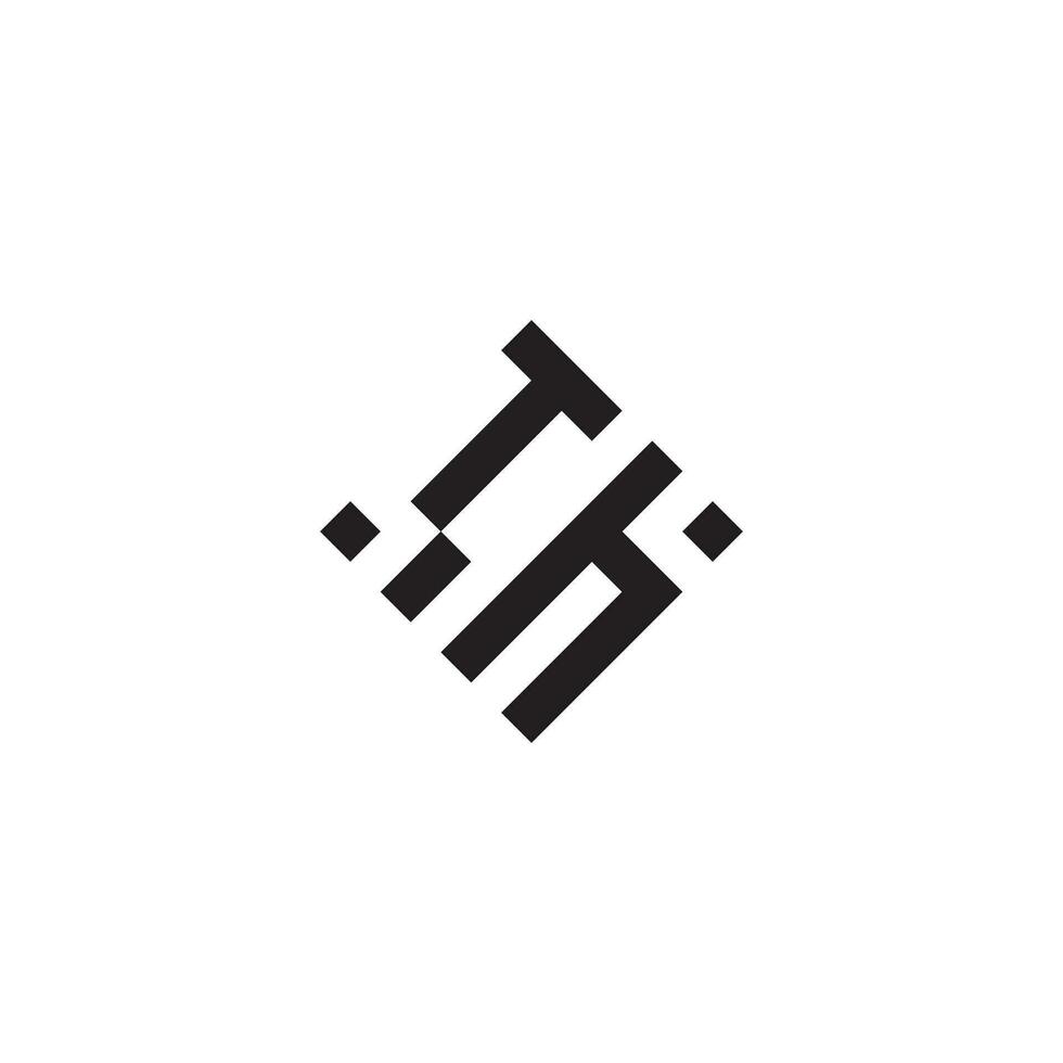 ht geometrisk logotyp första begrepp med hög kvalitet logotyp design vektor