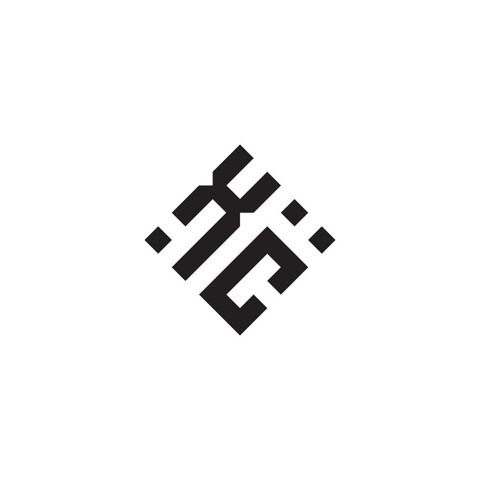 cx geometrisch Logo Initiale Konzept mit hoch Qualität Logo Design vektor