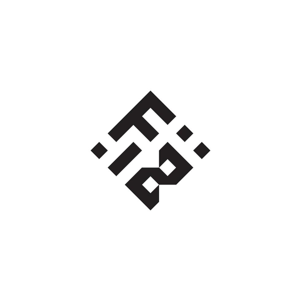 zf geometrisk logotyp första begrepp med hög kvalitet logotyp design vektor