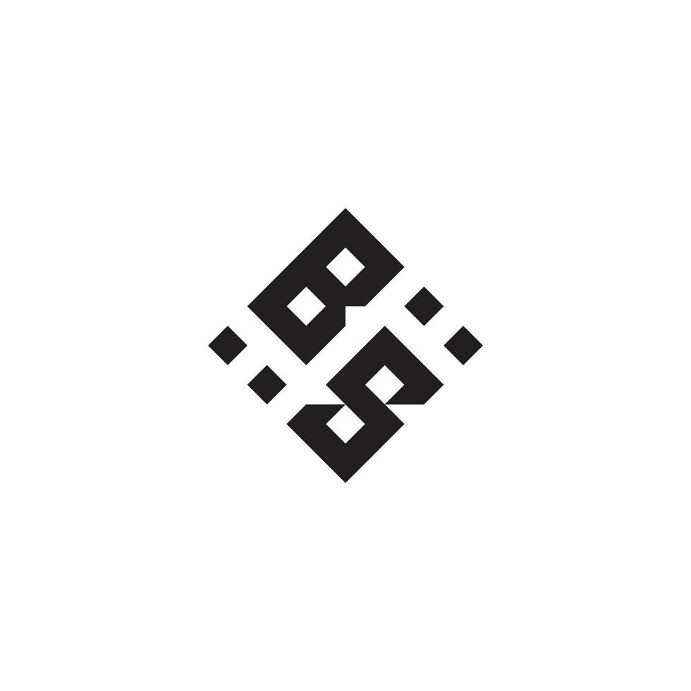 sb geometrisk logotyp första begrepp med hög kvalitet logotyp design vektor