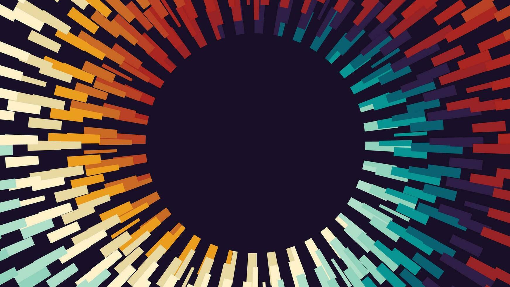 abstrakt Spiral- Regenbogen Farbe verdrehte runden Linie Wirbel Hintergrund. vektor