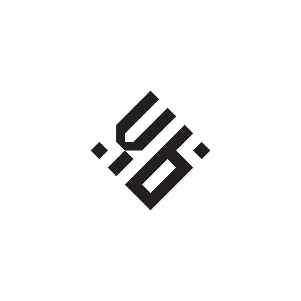 bv geometrisk logotyp första begrepp med hög kvalitet logotyp design vektor