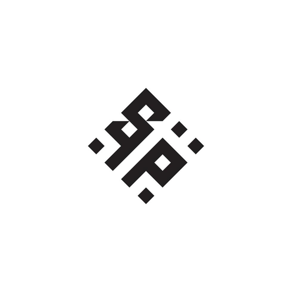 ps geometrisch Logo Initiale Konzept mit hoch Qualität Logo Design vektor