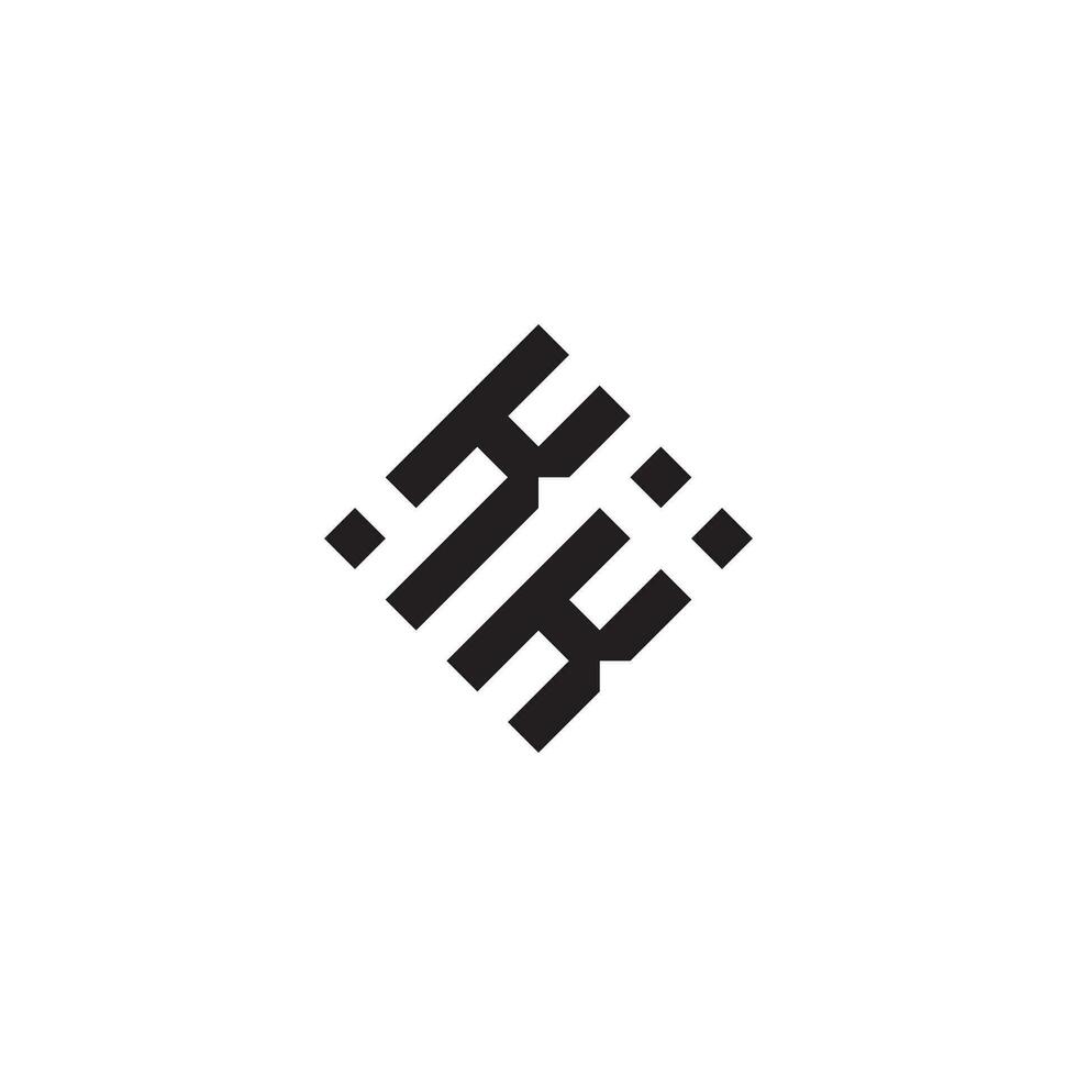 kk geometrisk logotyp första begrepp med hög kvalitet logotyp design vektor
