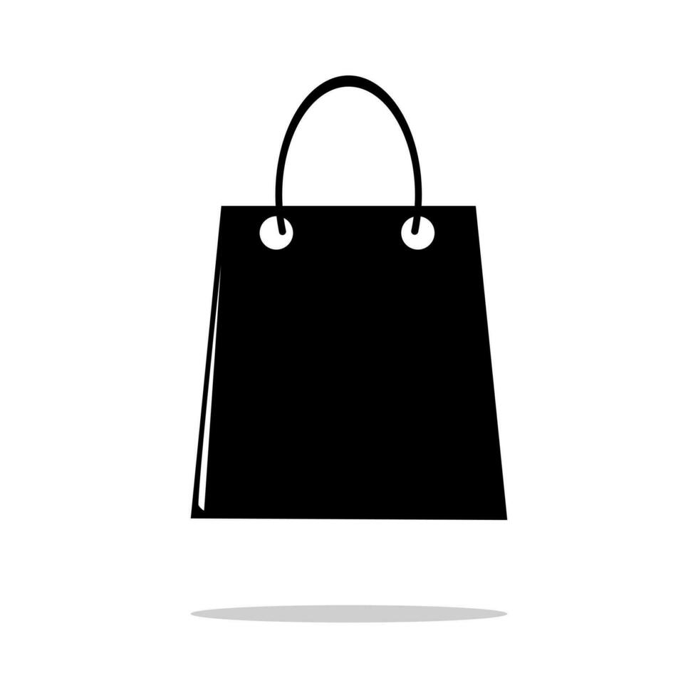 Einkaufen Tasche Symbol. eben Design Beste Logo. Vektor Illustration