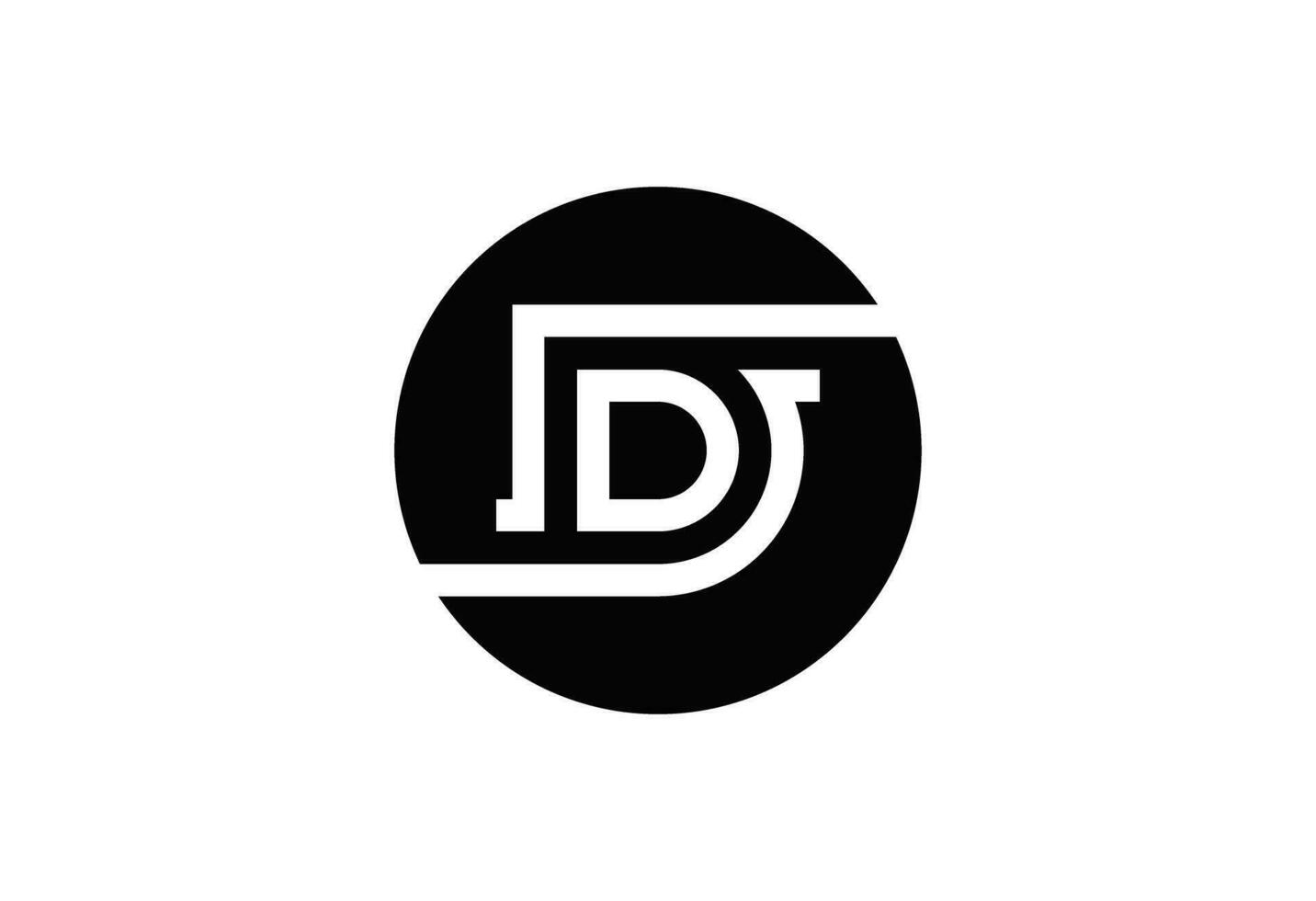 d modern Linie Logo vektor