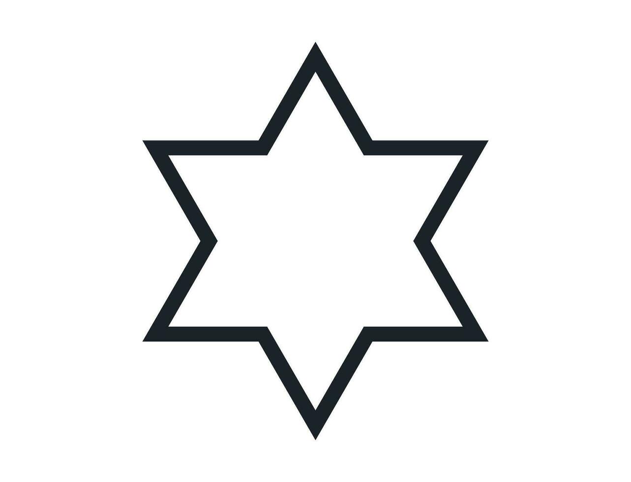 Star Symbol und einfach Stil isoliert Star Symbol auf Weiß Hintergrund eben Design Stil minimal Vektor Illustration.