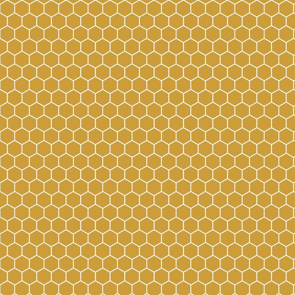 einfach abstrakt braun Farbe geometrisch Punkt Hexagon Bienenwabe Muster Kunst Arbeit vektor