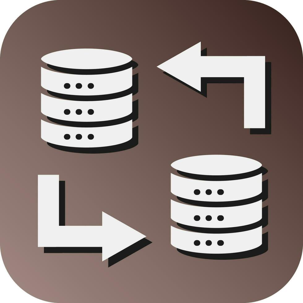 Daten Transfer Vektor Glyphe Gradient Hintergrund Symbol zum persönlich und kommerziell verwenden.