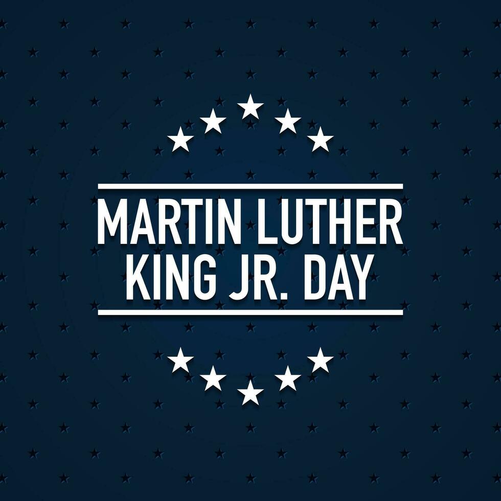 Martin luther kung jr. dag typografi design vektor