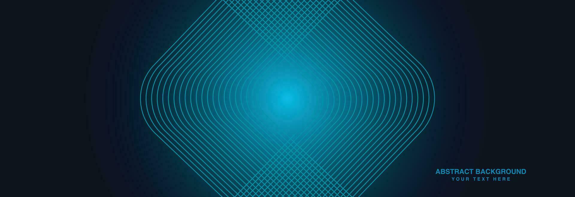 luxuriös Blau Linien abstrakt Hintergrund glühend Welle, Blau Hintergrund kreativ Welle Linien Design Element, Vektor Illustration