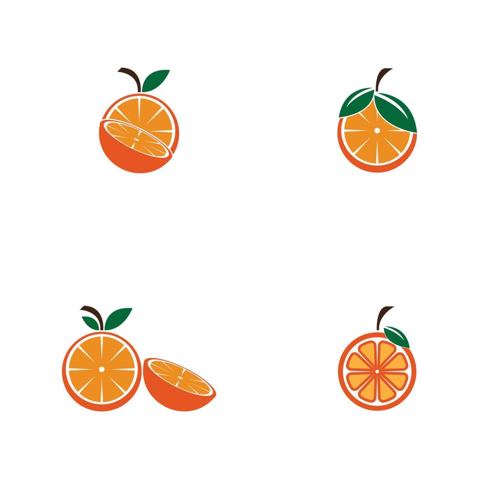 orange logotypdesign vektor