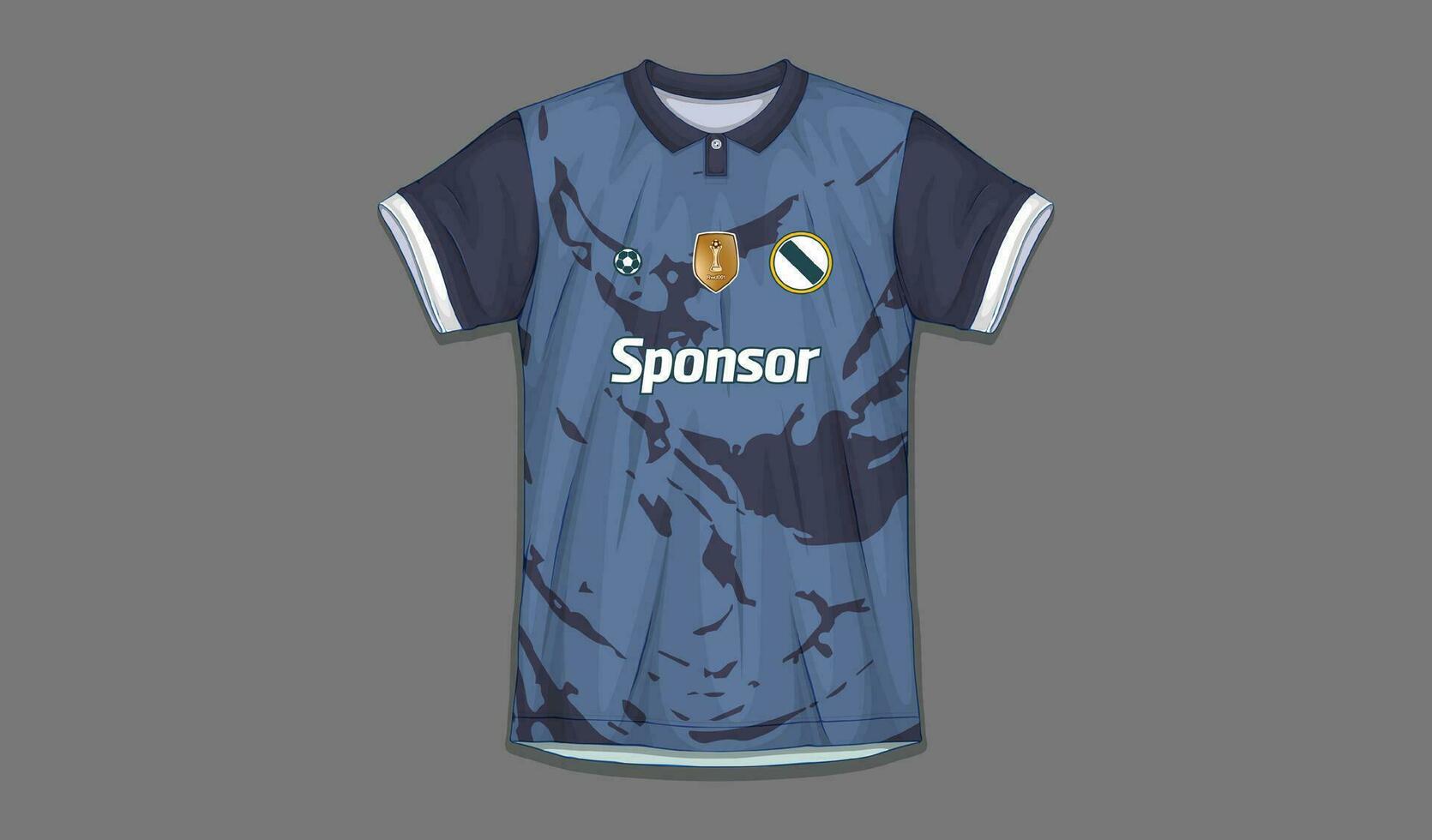 vektor fotboll jersey design för sublimering, sport t skjorta design