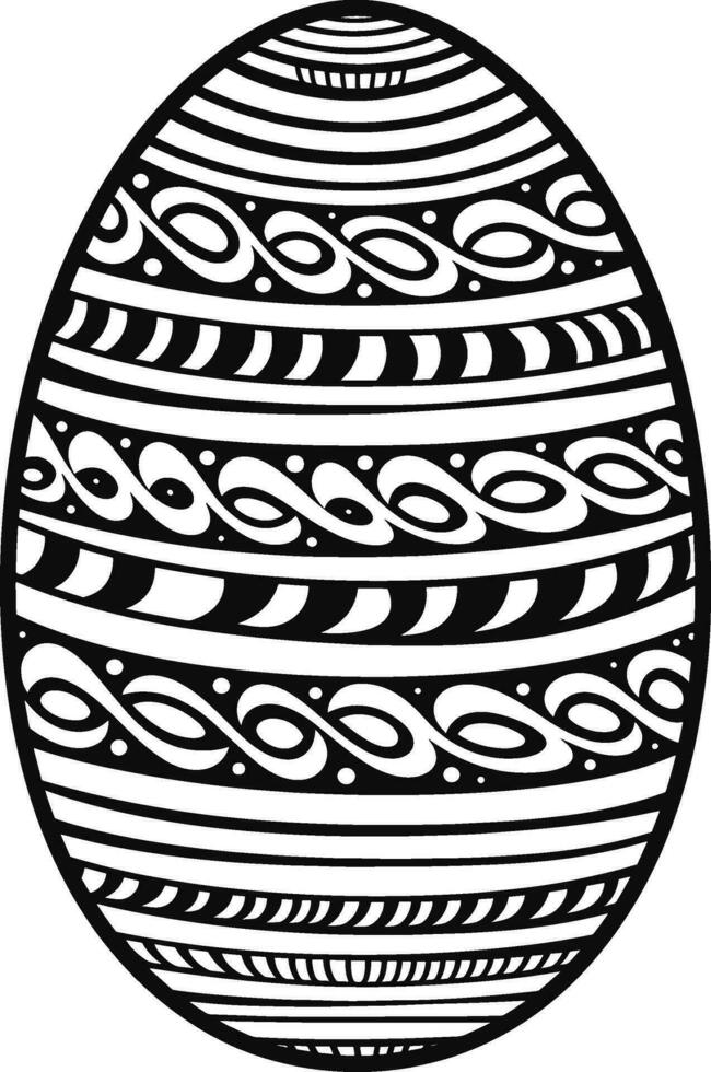 Ostern Ei Symbol. Ostern Tag Festival. Vektor Illustration. ai generiert Illustration.