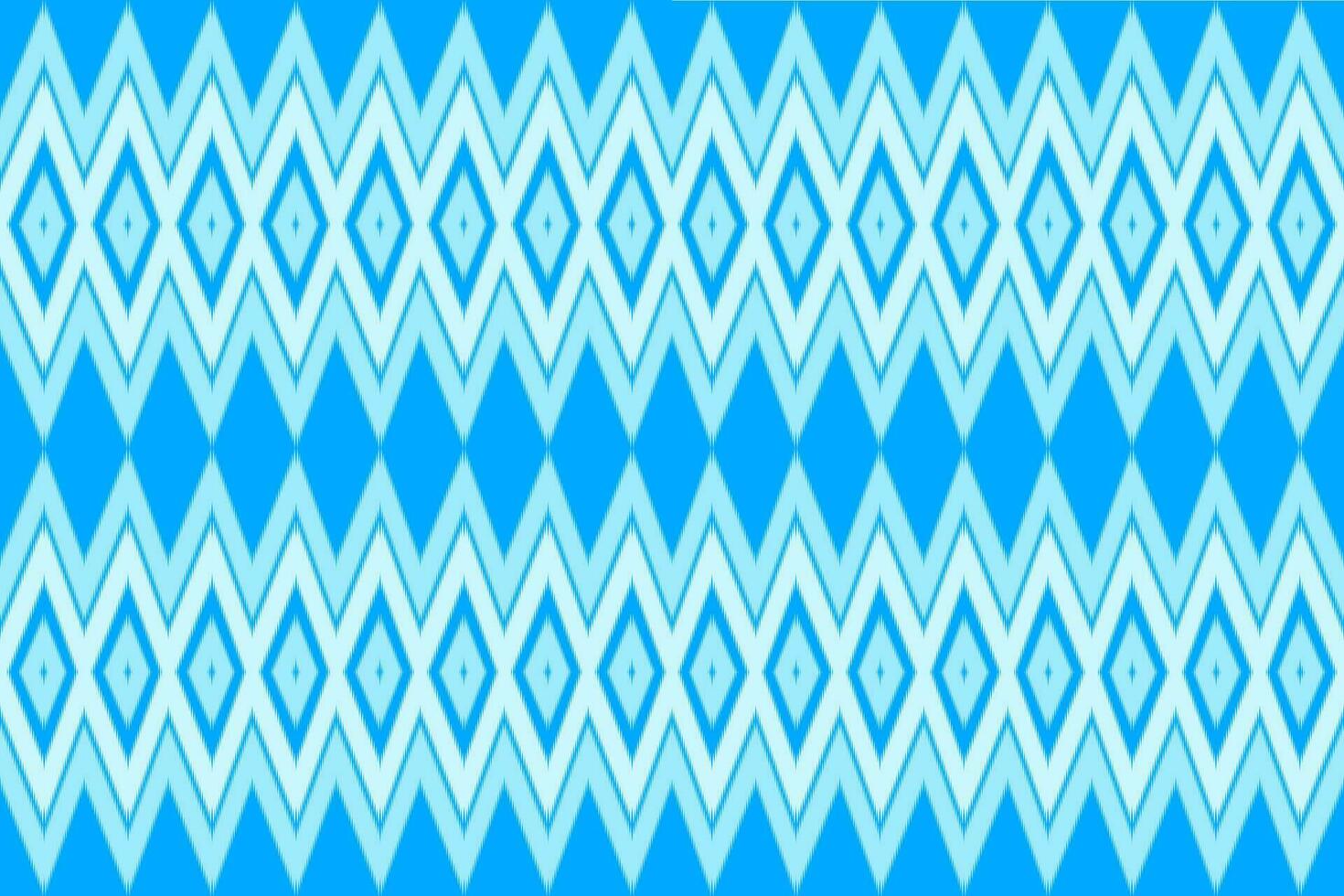 ethnisch geometrisch Muster Design zum traditionell Kleidung Teppich Hintergrund Hintergrund Verwendet Blau Töne. vektor