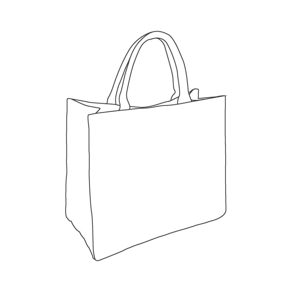 Tasche Tasche Symbol Vektor