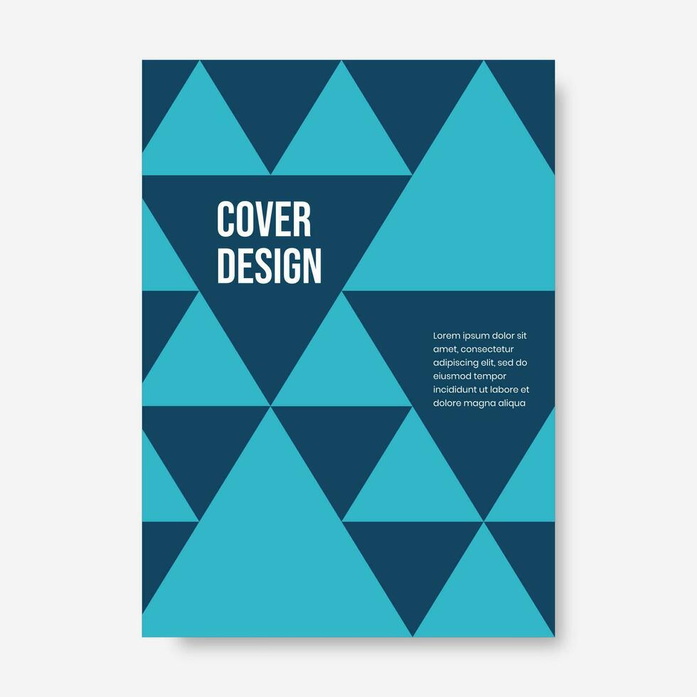 uppsättning av bok omslag broschyr mönster i geometrisk stil. vektor illustration.