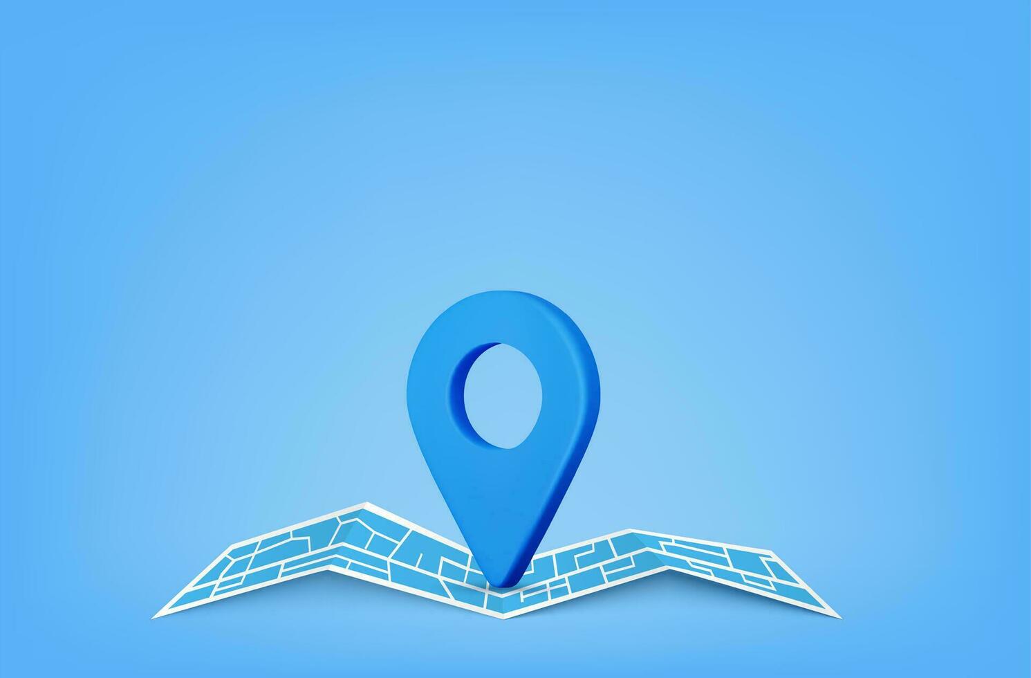 3d machen Ort Symbol Stift Symbol Zeichen oder Navigation Locator Karte Reise Geographisches Positionierungs System Richtung Zeiger und Marker Platz Position Punkt, GPS, Navigator Stift Überprüfung Punkte. Vektor Illustration