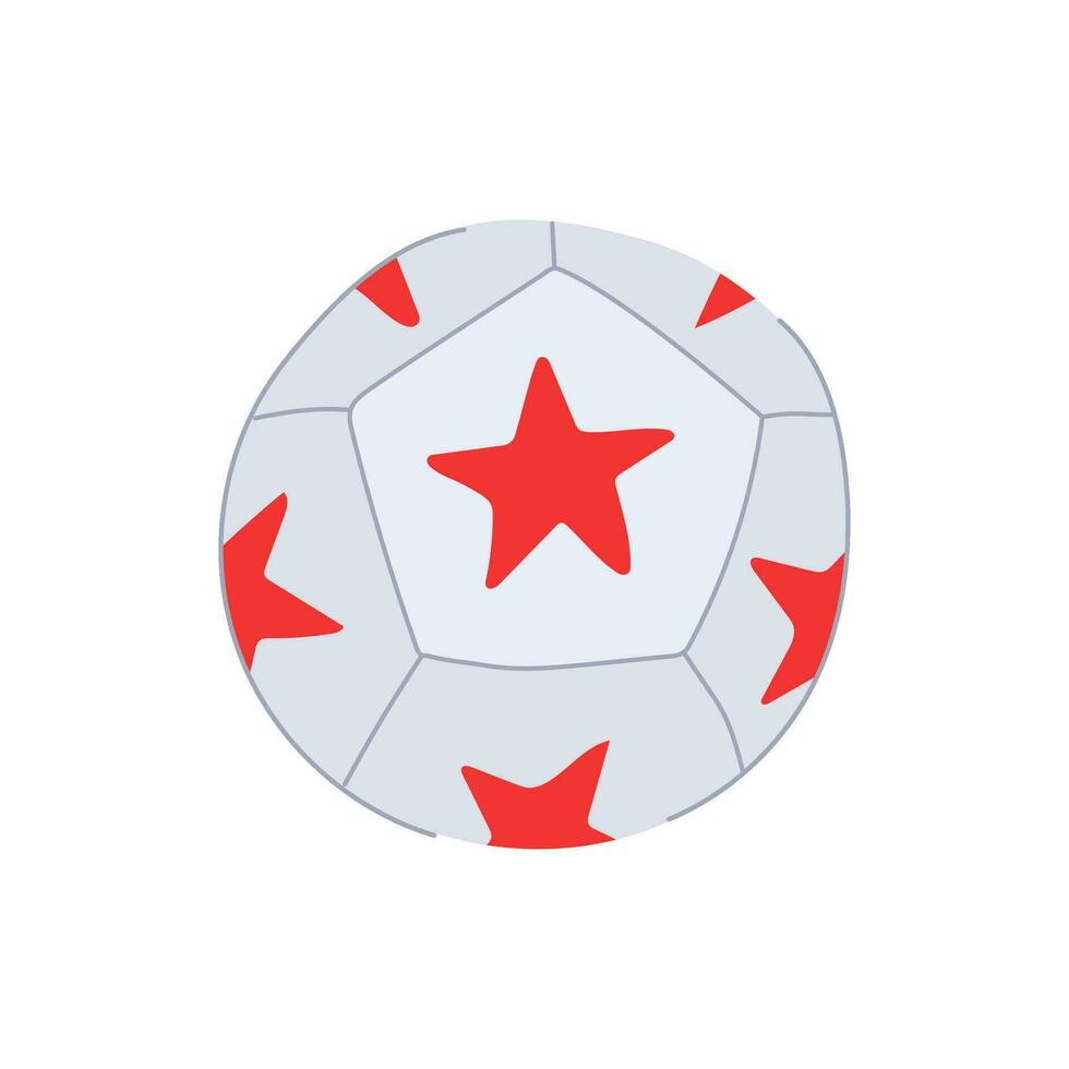 logotyp fotboll boll tecknad serie vektor illustration