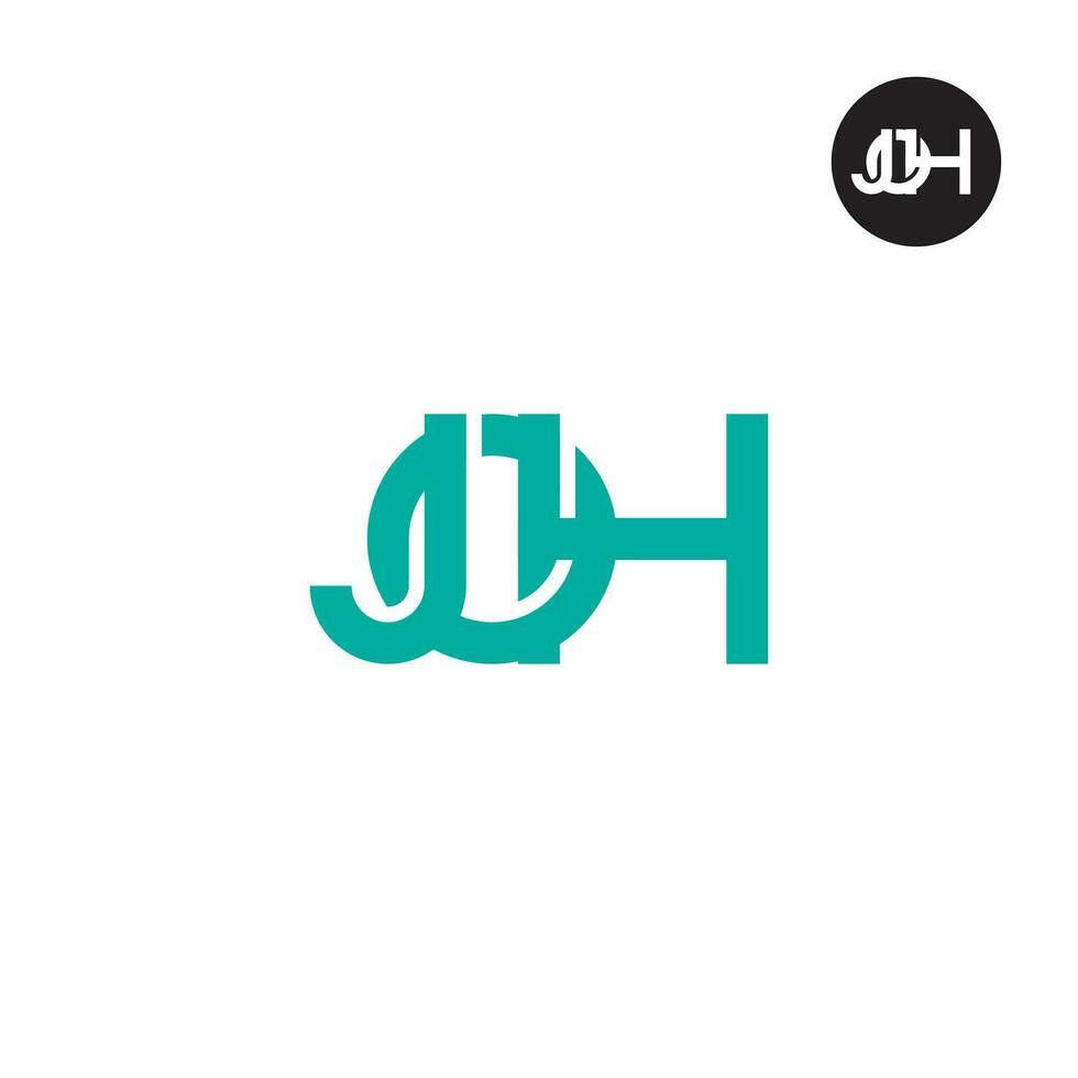 Brief Johannes Monogramm Logo Design vektor