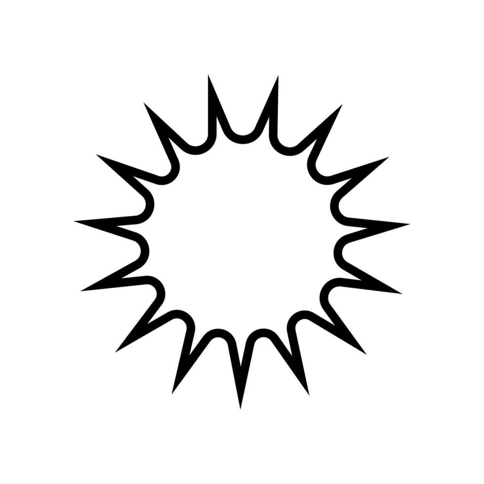 Sunburst Symbole Vektor. Starburst Abzeichen Symbol. Preis Aufkleber Illustration unterzeichnen. Design Elemente zum Werbung, fügt hinzu und bietet an. vektor