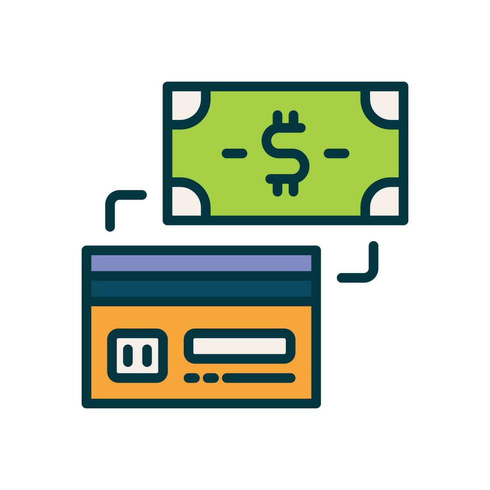 betalning metod ikon. vektor linje ikon för din hemsida, mobil, presentation, och logotyp design.