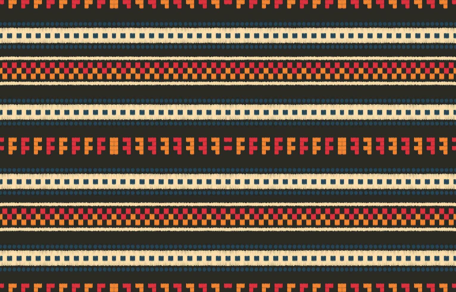 etnisk abstrakt ikat konst. aztec prydnad skriva ut. geometrisk etnisk mönster sömlös Färg orientalisk. design för bakgrund ,ridå, matta, tapet, Kläder, omslag, batik, vektor illustration.