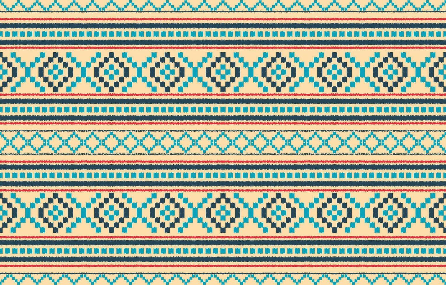 ethnisch abstrakt Ikat Kunst. aztekisch Ornament drucken. geometrisch ethnisch Muster nahtlos Farbe orientalisch. Design zum Hintergrund ,Vorhang, Teppich, Hintergrund, Kleidung, Verpackung, Batik, Vektor Illustration.