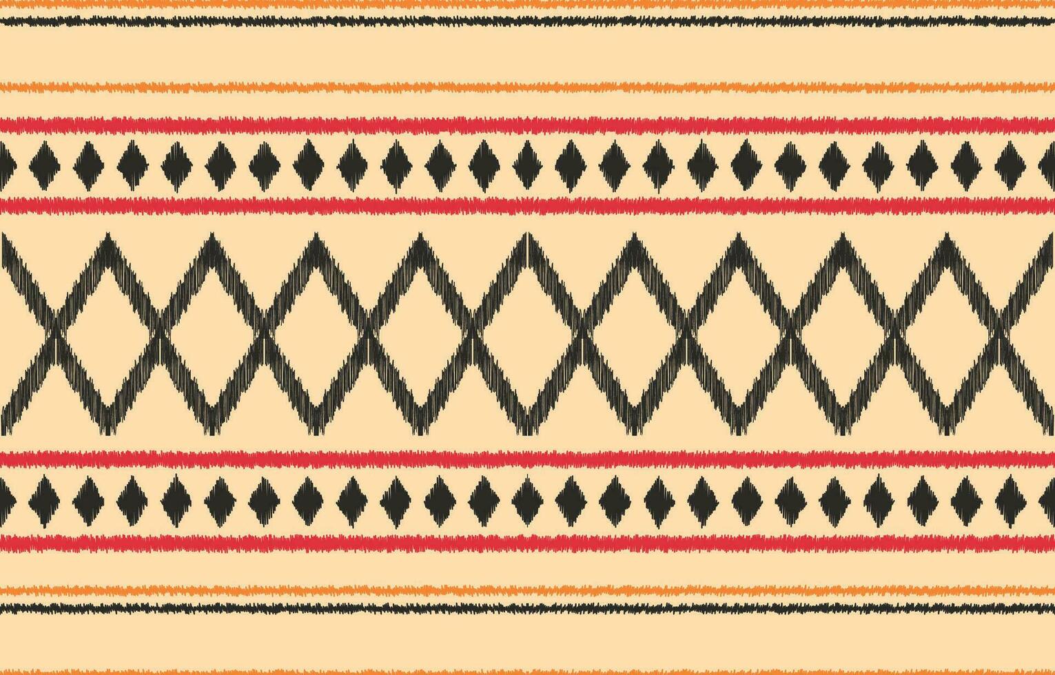 etnisk abstrakt ikat konst. aztec prydnad skriva ut. geometrisk etnisk mönster sömlös Färg orientalisk. design för bakgrund ,ridå, matta, tapet, Kläder, omslag, batik, vektor illustration.