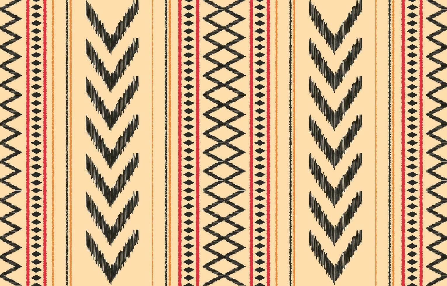 etnisk abstrakt ikat konst. aztec prydnad skriva ut. geometrisk etnisk mönster sömlös Färg orientalisk. design för bakgrund ,ridå, matta, tapet, Kläder, omslag, batik, vektor illustration.