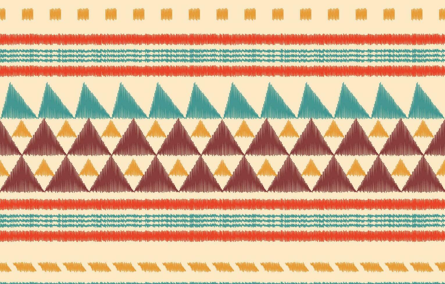 etnisk abstrakt ikat konst. aztec prydnad skriva ut. geometrisk etnisk mönster sömlös Färg orientalisk. design för bakgrund ,ridå, matta, tapet, Kläder, omslag, batik, vektor illustration.