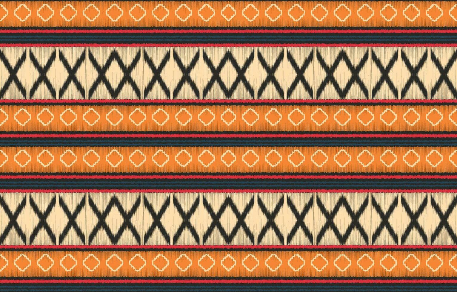 etnisk abstrakt ikat konst. aztec prydnad skriva ut. geometrisk etnisk mönster sömlös Färg orientalisk. design för bakgrund ,ridå, matta, tapet, Kläder, omslag, batik, vektor illustration.