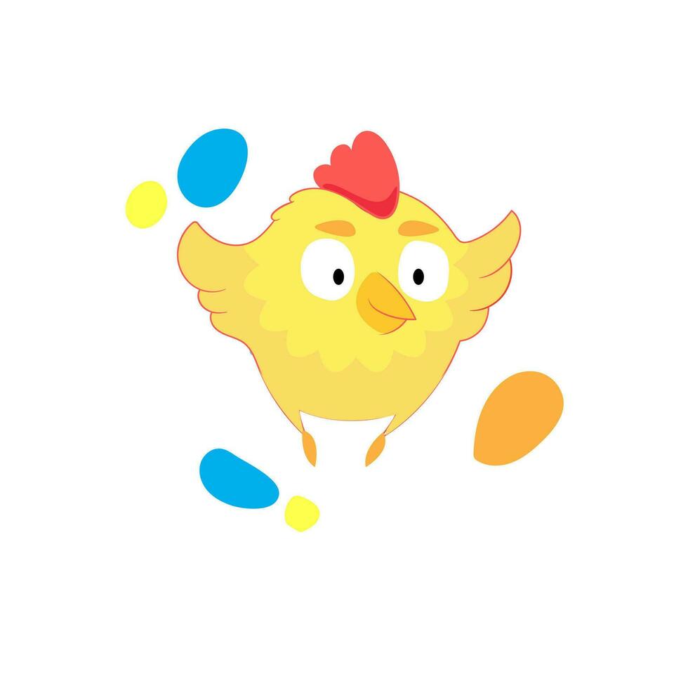 vektor ilustration grafisk kyckling
