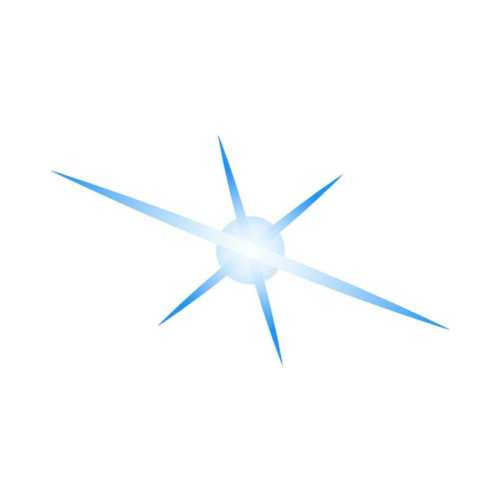 Stelle Licht Blau Illustration vektor