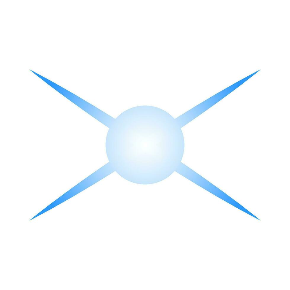 Stelle Beleuchtung Blau Illustration vektor
