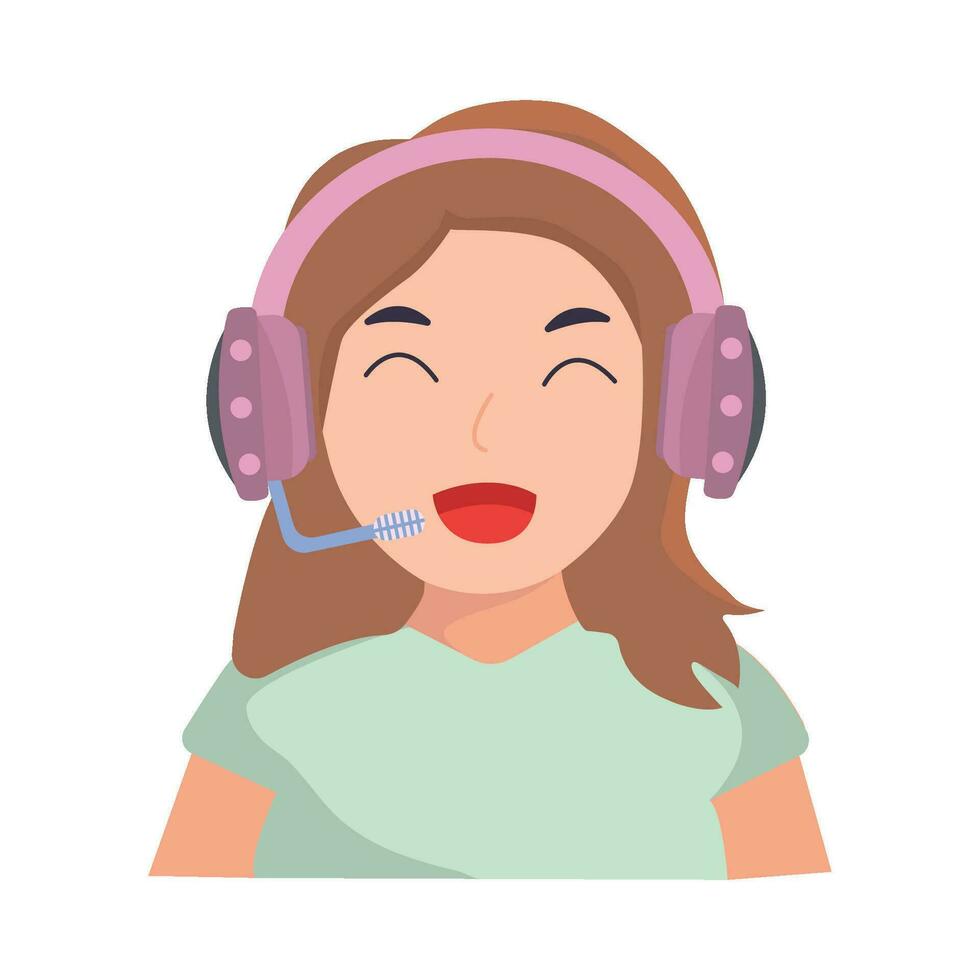 person lyssnande musik illustration vektor