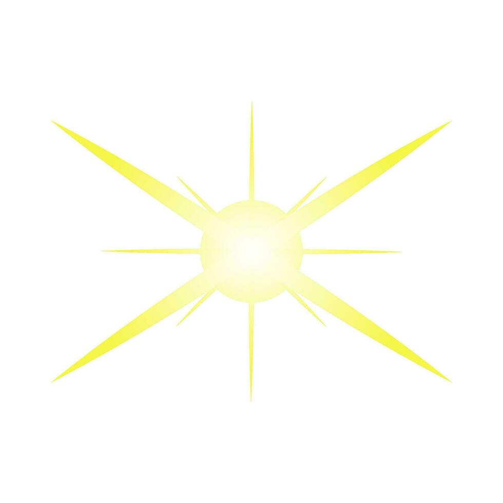 Stelle Licht Gelb Illustration vektor