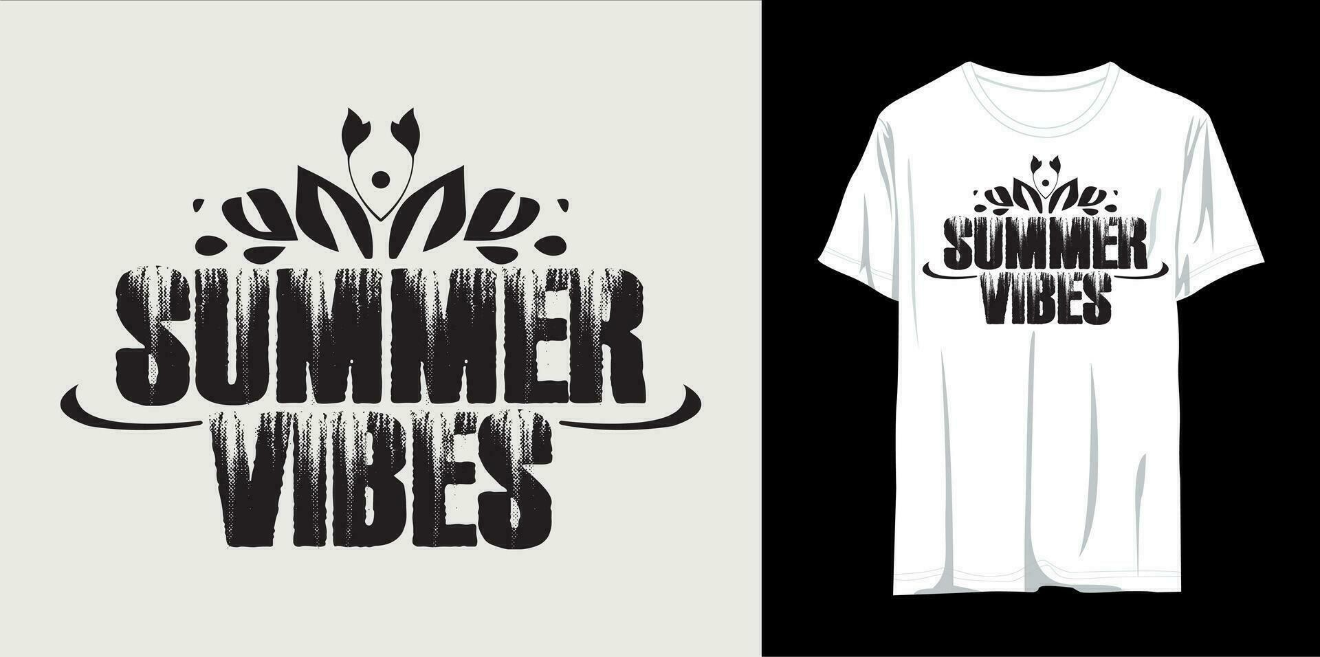Sommer- Stimmung Typografie t Hemd Design, motivierend Typografie t Hemd Design, inspirierend Zitate T-Shirt Design vektor