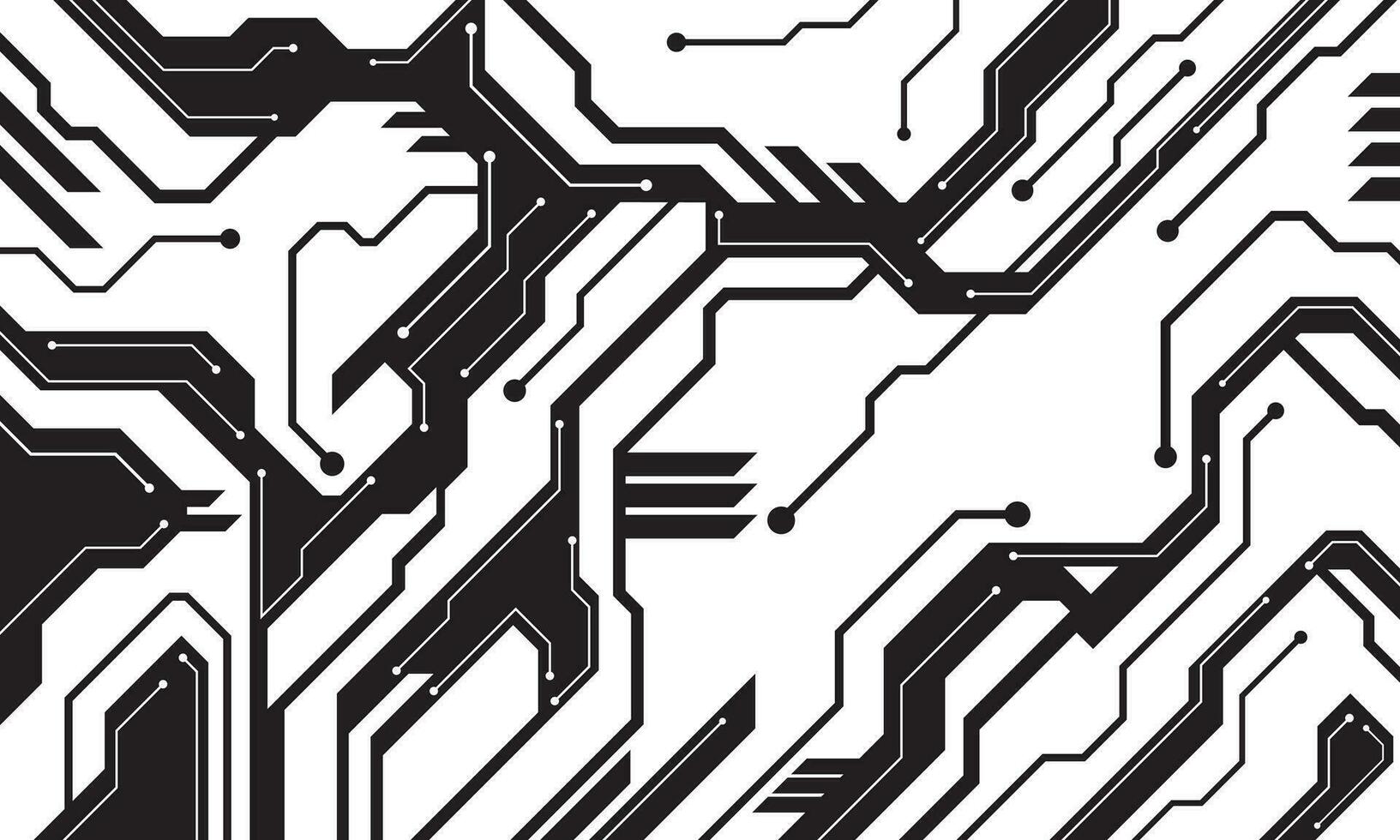 cyberpunk stil svartvit abstrakt bakgrund. trogen teknologi abstrakt tapet vektor