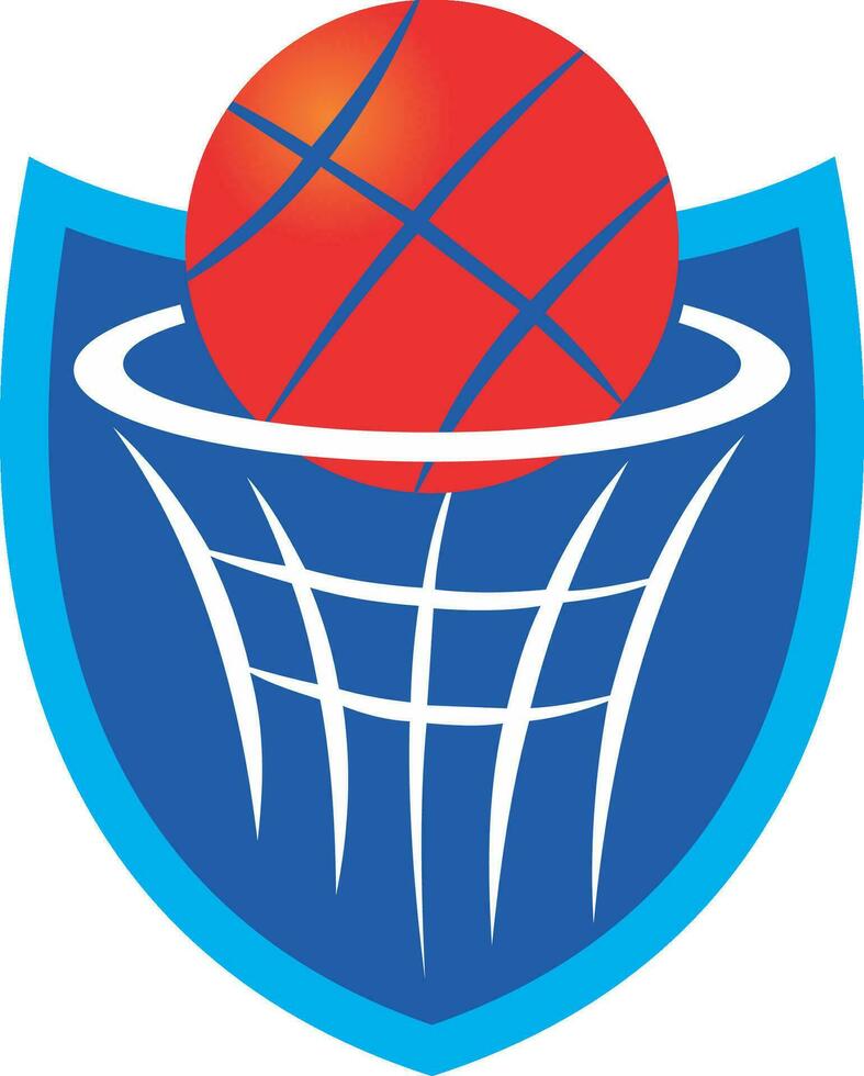 Basketball Ring Sport Logo vektor