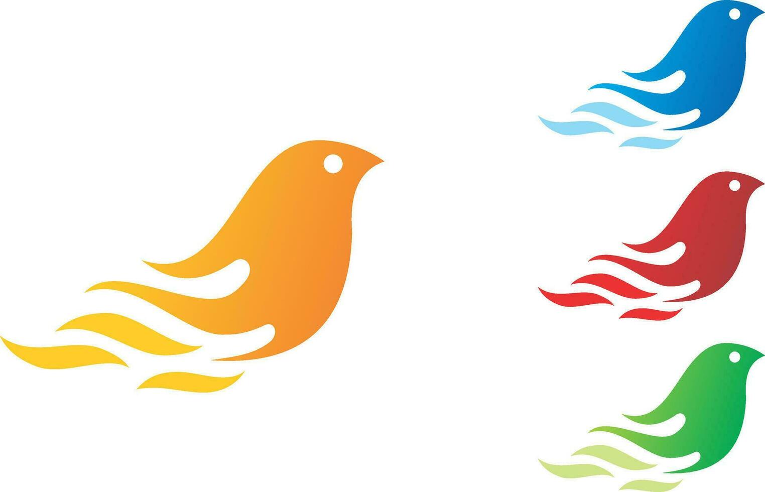 Vogel Vektor abstrakt Logo