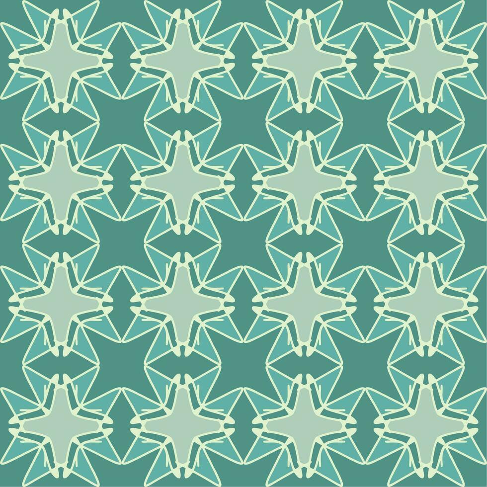 blå turkos aqua menthe årgång blommig interiör sömlös platt design bakgrund vektor illustration