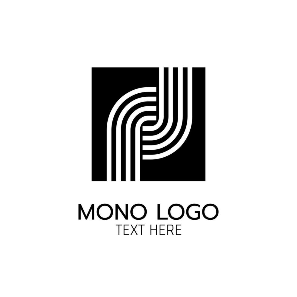 brev dubbel- j modern monogram logotyp ikon abstrakt enkel begrepp design vektor illustration