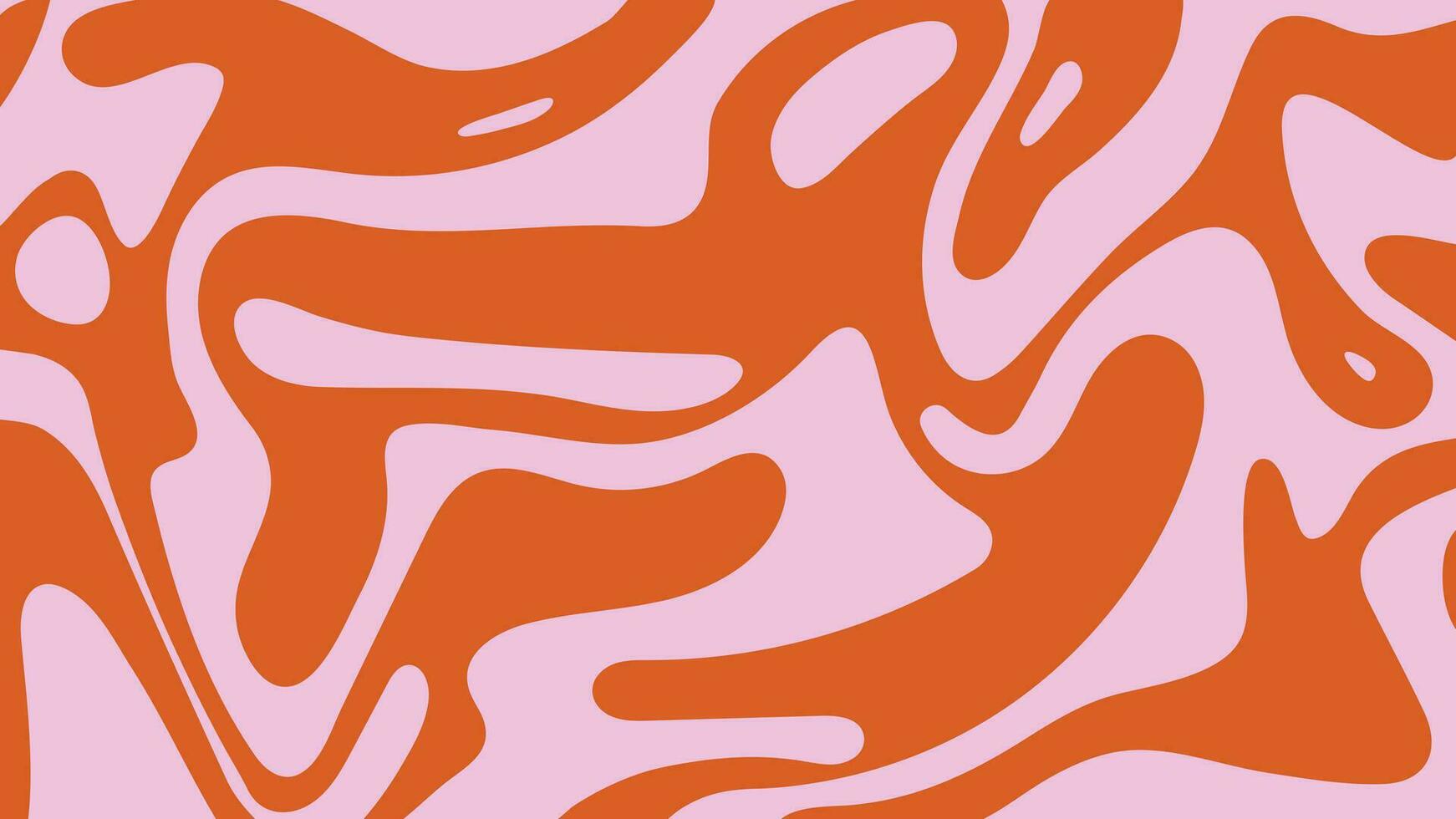 psychedelisch abstrakt retro Hintergrund im groovig y2k Stil. Welle oder Strudel drucken im Rosa und rot Farben. einfach trippy Vektor Illustration. Jahrgang Hintergrund, funky Banner Vorlage, Flüssigkeit Marmor Textur