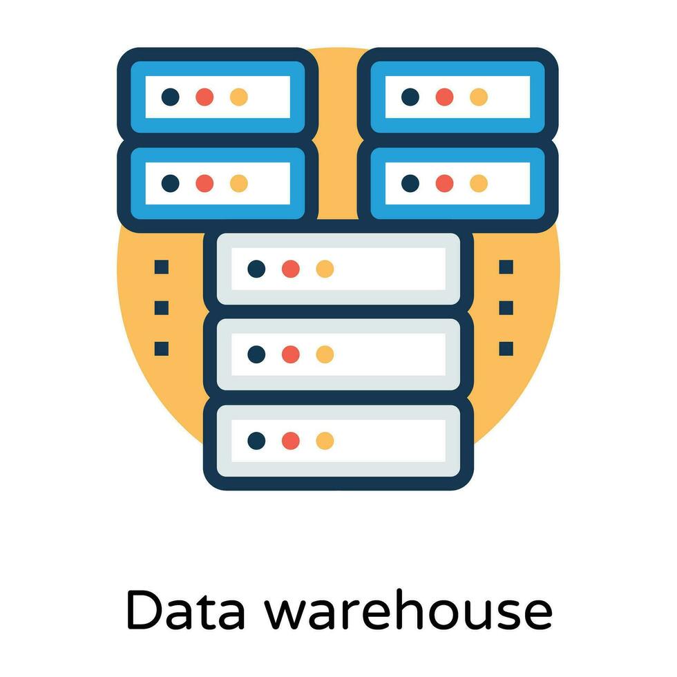 modisch Datenbank Server vektor