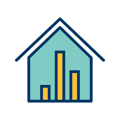 Fastighetsstatistik Vector Icon