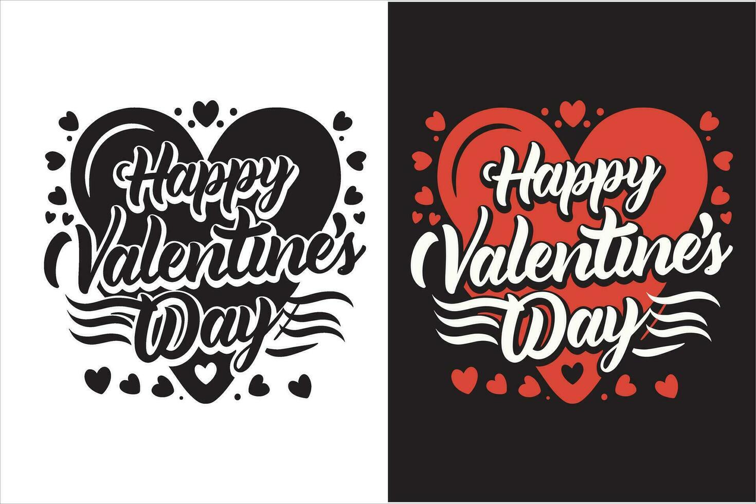 Valentinstag Tag Typografie T-Shirt Design, Valentinstag Tag Paar T-Shirt Design, Valentinstag Tag T-Shirt Design, Valentinstag Hemd Ideen zum Paare, Valentinstag Marke T-Shirt. vektor