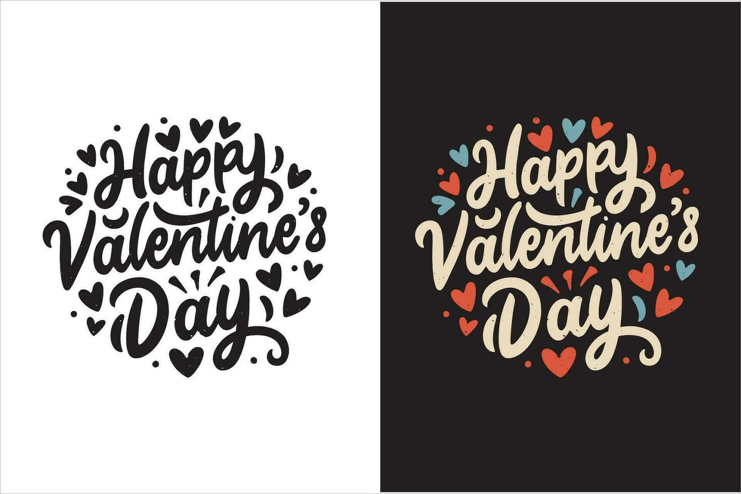 Valentinstag Tag Typografie T-Shirt Design, Valentinstag Tag Paar T-Shirt Design, Valentinstag Tag T-Shirt Design, Valentinstag Hemd Ideen zum Paare, Valentinstag Marke T-Shirt. vektor