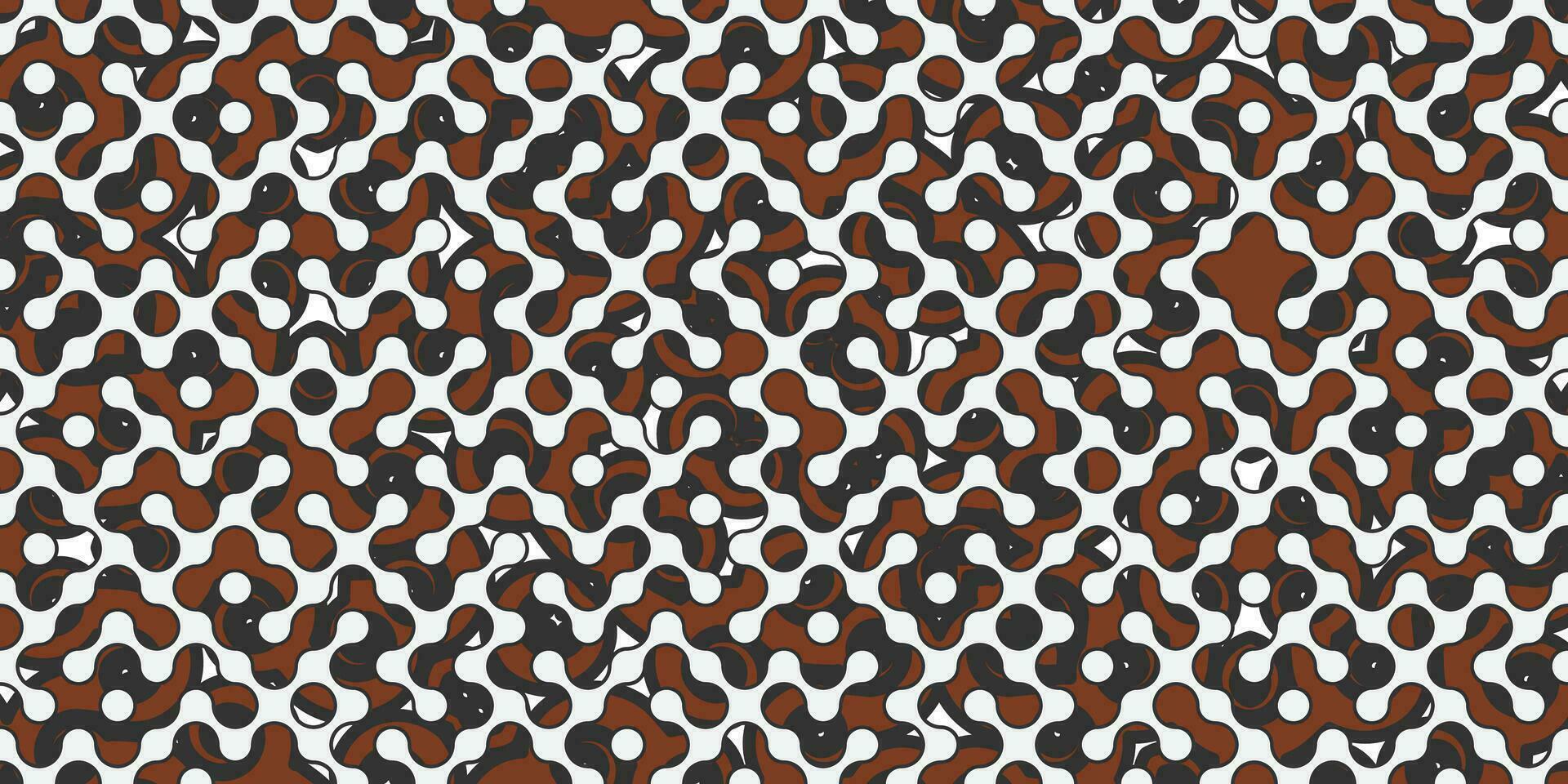 rand mönster bakgrund med cirklar på varje hörn med batik motiv, spiral motiv vektor
